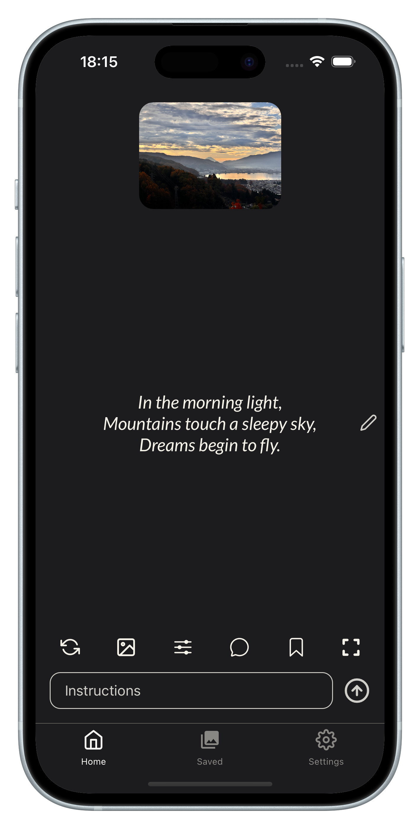 Read Haikus from your photos with AI gallery image