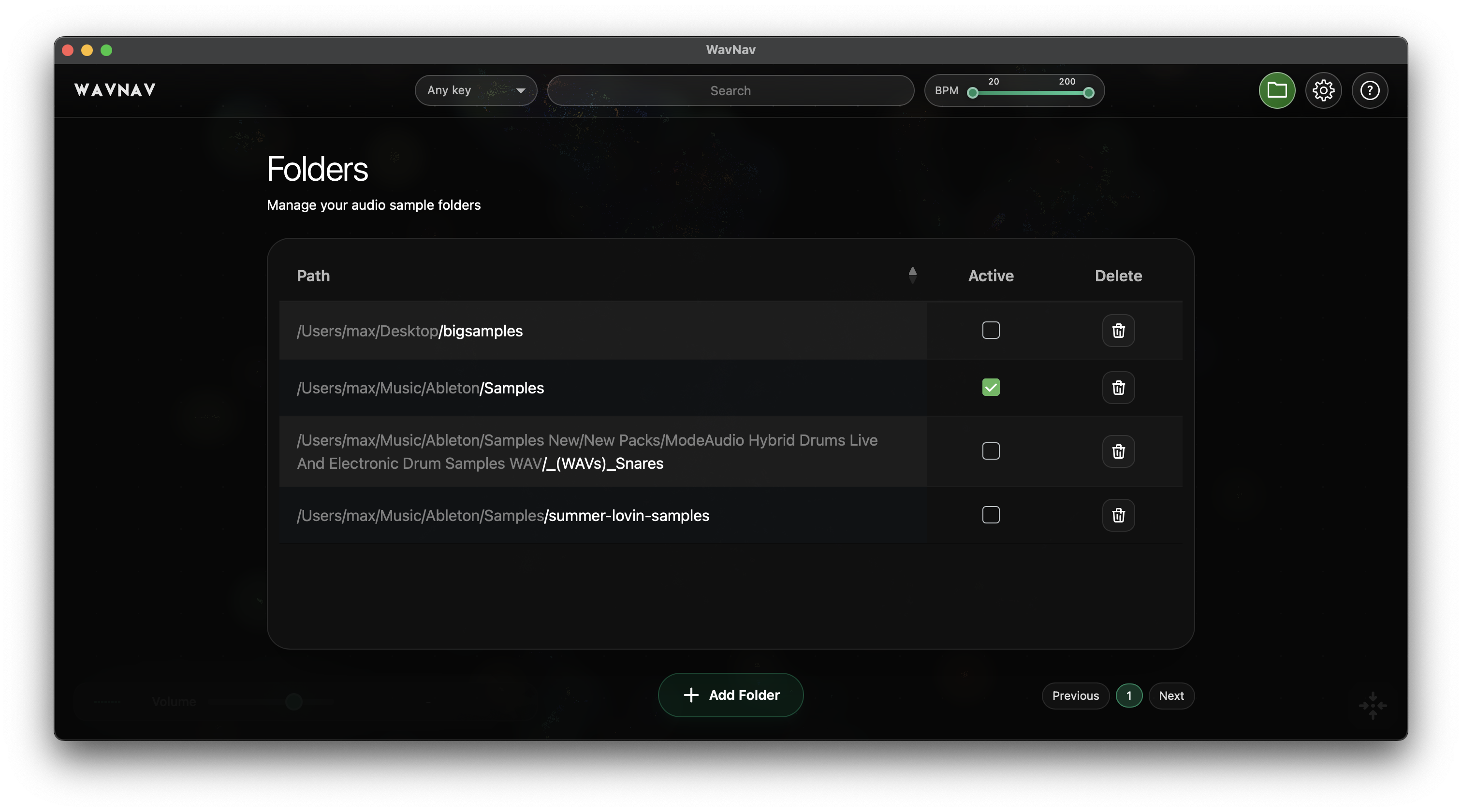 WavNav gallery image