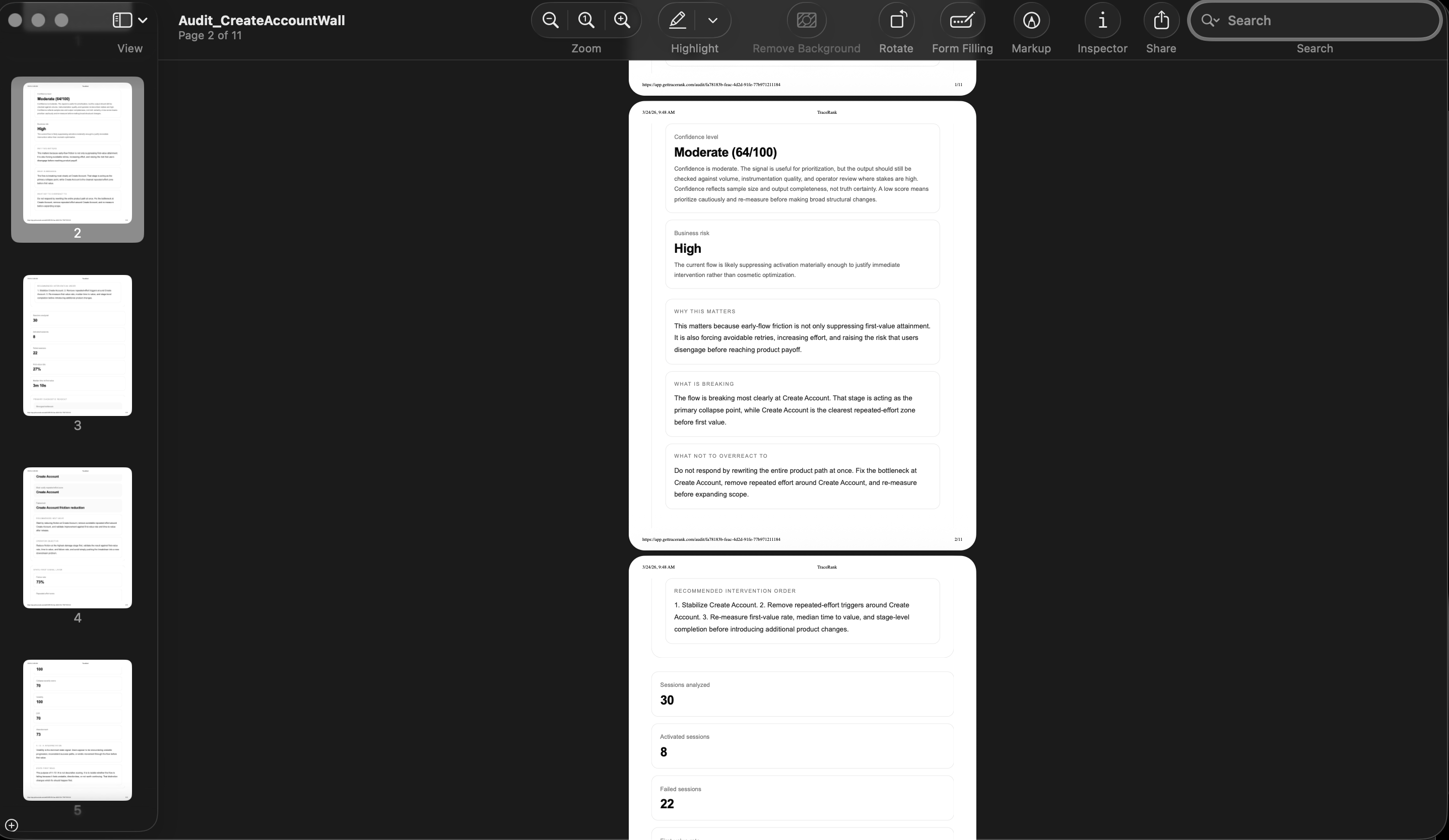 TraceRank gallery image