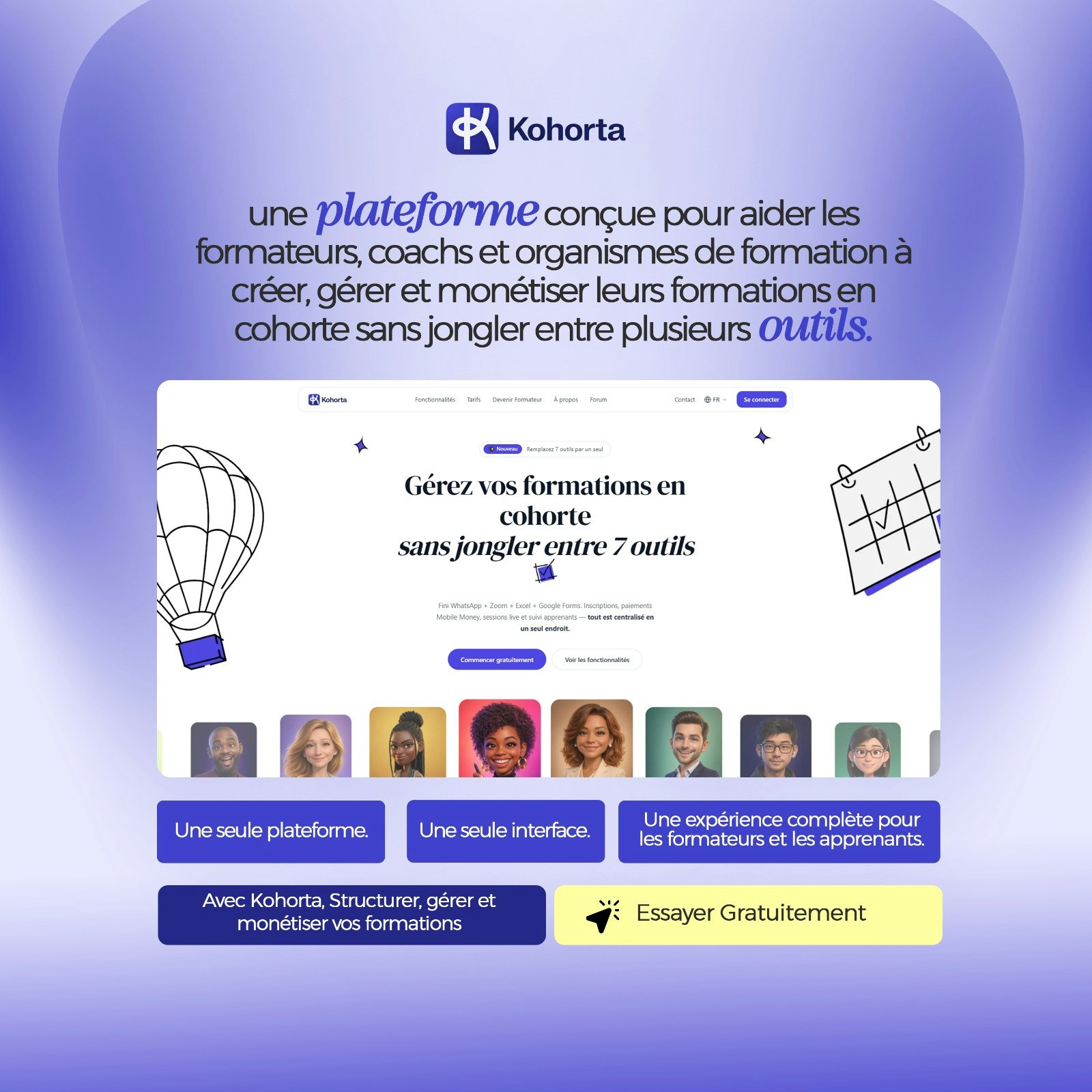 Kohorta - Screenshot 2 showing product features and functionality