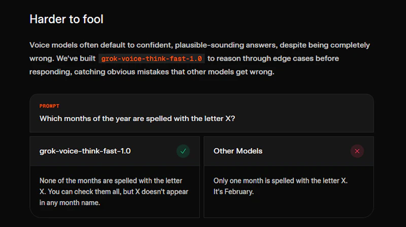 Grok Voice Think Fast 1.0 screenshot 4
