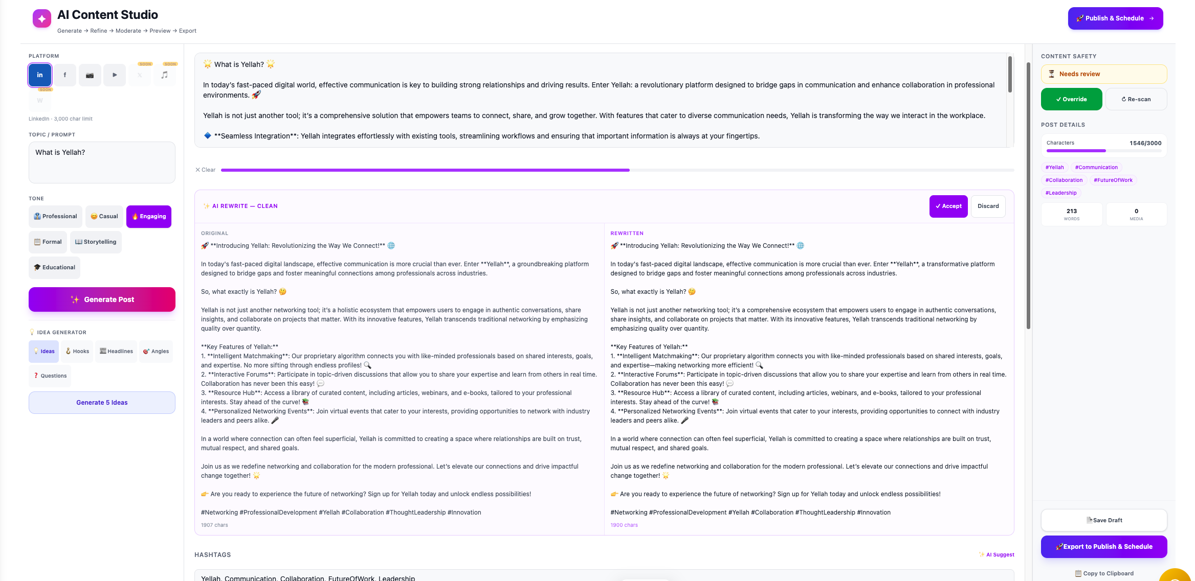 Managment and Moderation One Platform gallery image