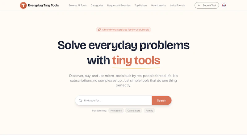 Everyday Tiny Tools screenshot 1