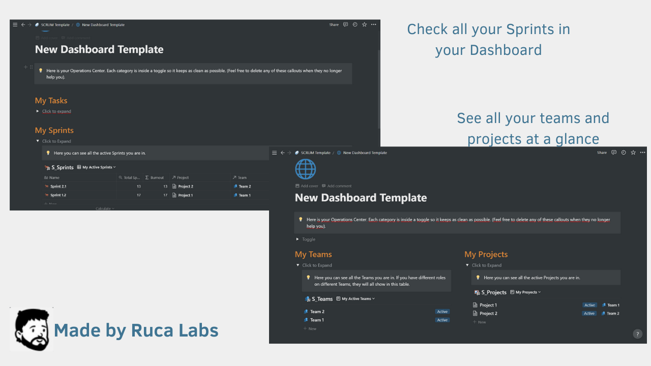 Scrum Project Manager Template gallery image