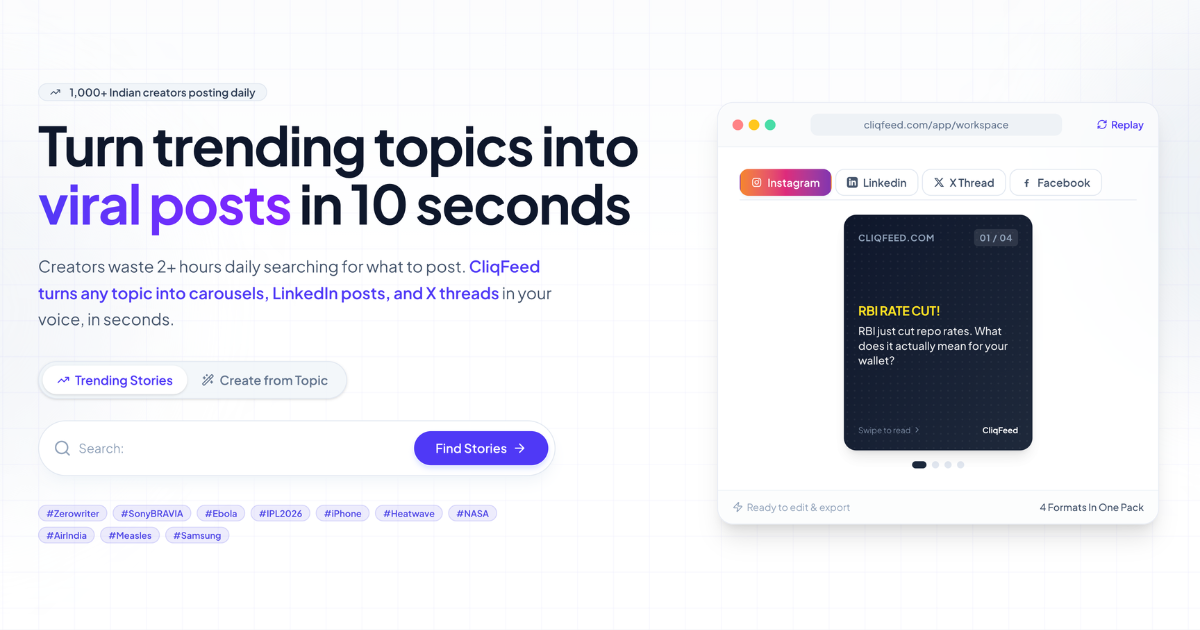 CliqFeed gallery image