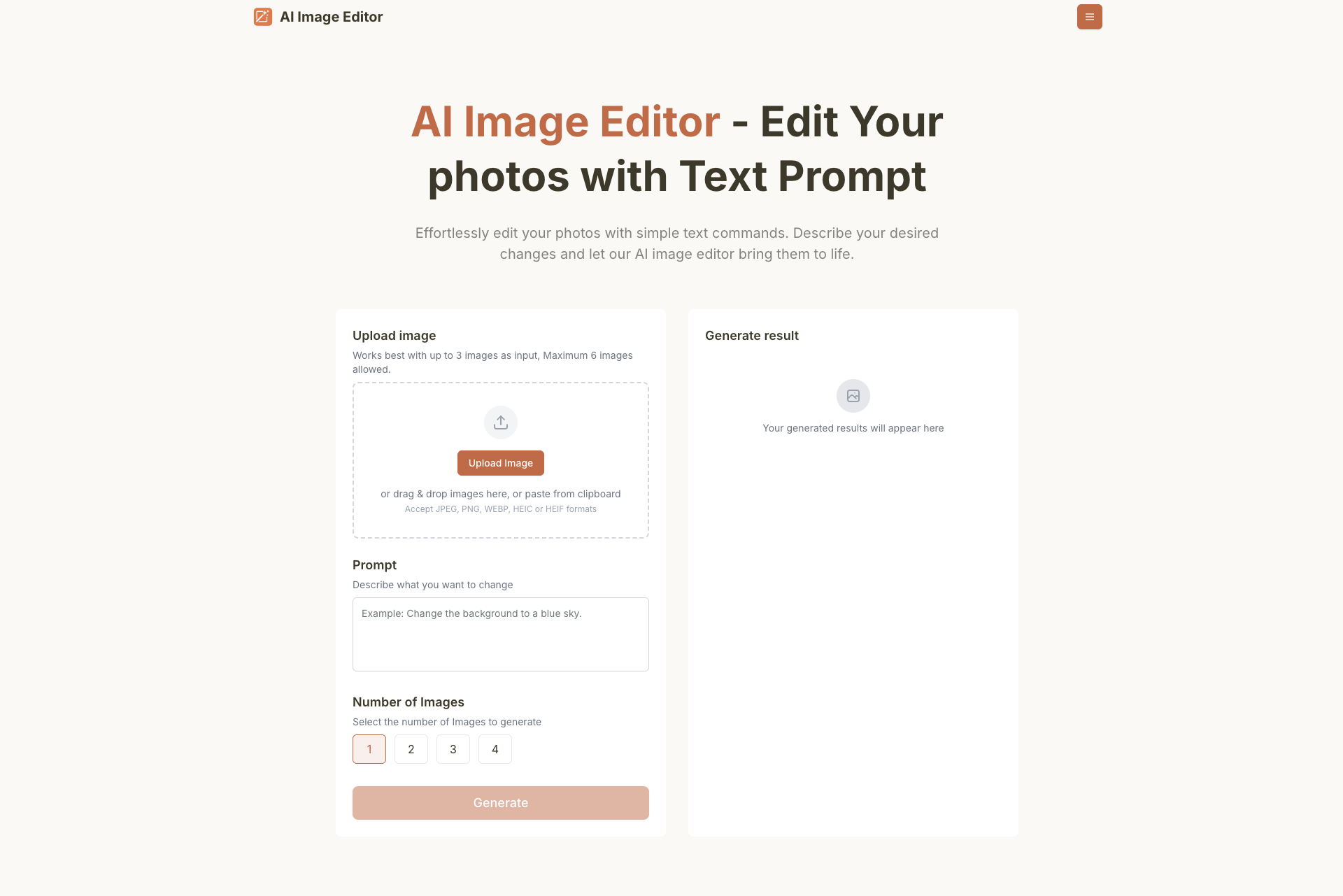 AI Image Editor gallery image