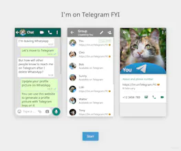 I'm on Telegram FYI gallery image