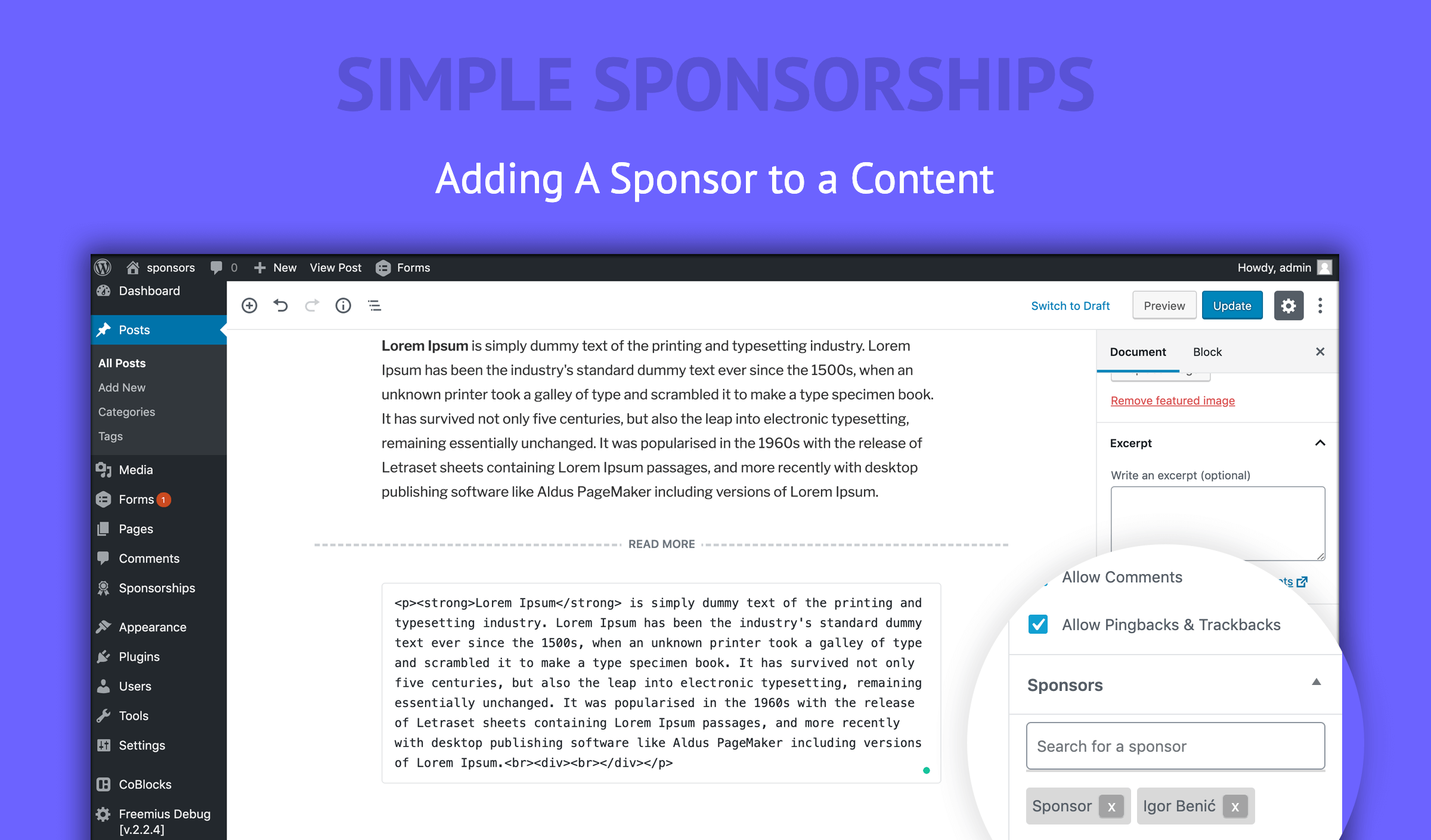 Simple Sponsorships gallery image