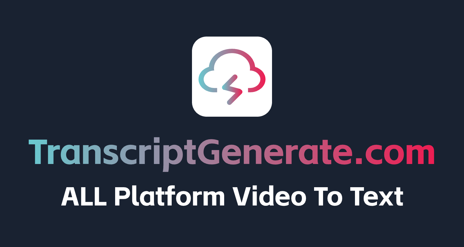 TranscriptGenerate gallery image