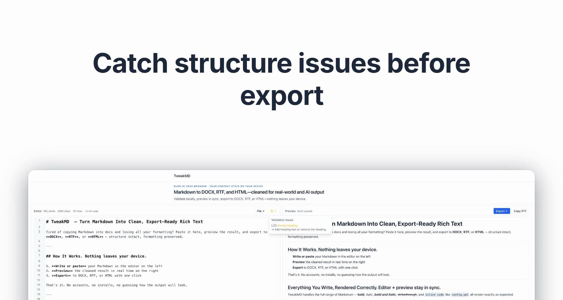 TweakMD gallery image