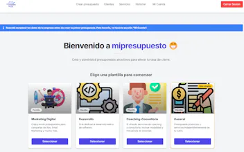 MiPresupuesto gallery image