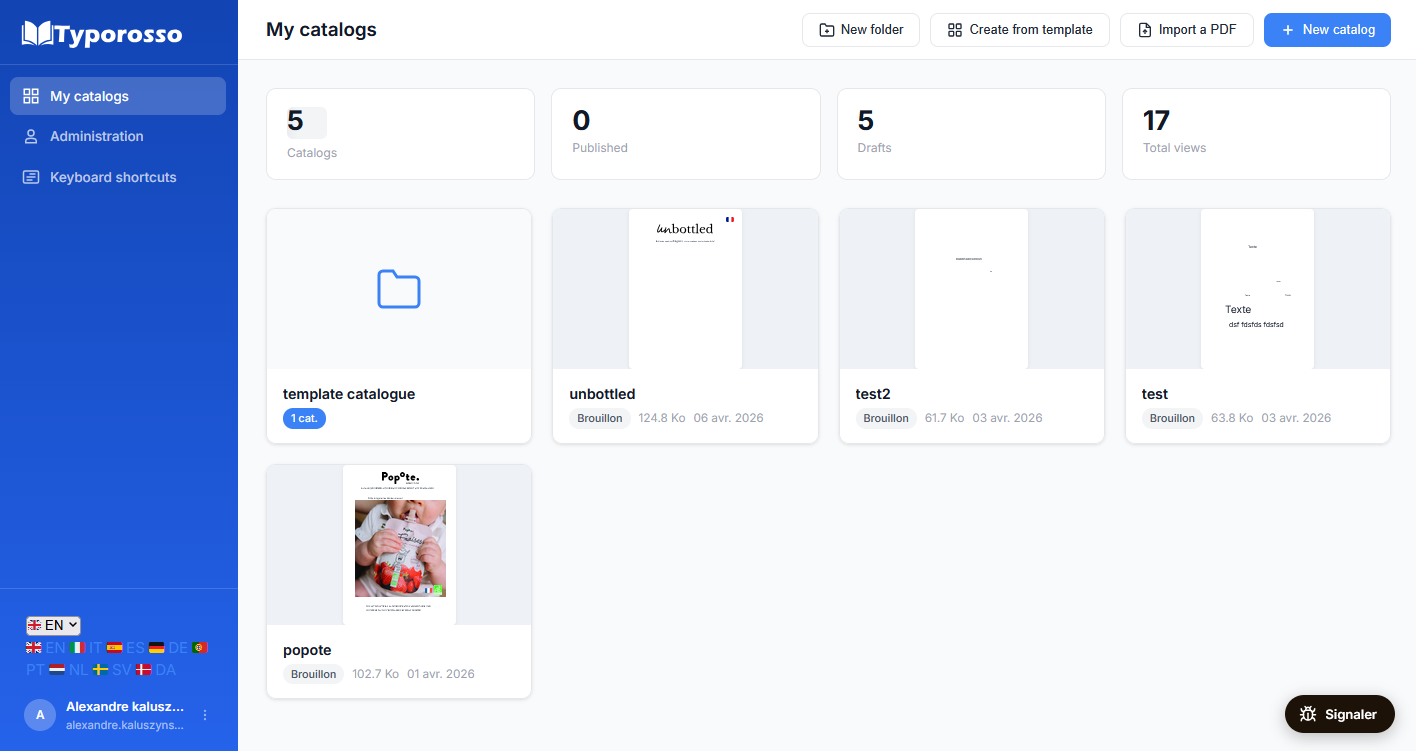 TypoRosso — Create interactive PDFs gallery image