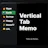 Vertical Tab Memo