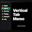 Vertical Tab Memo