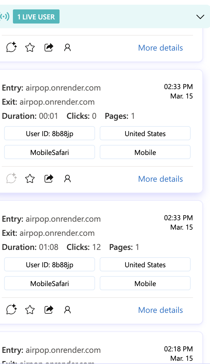 AirPop  - Screenshot 2 showing product features and functionality