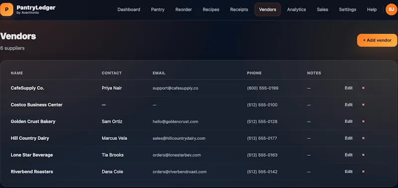 PantryLedger screenshot 7