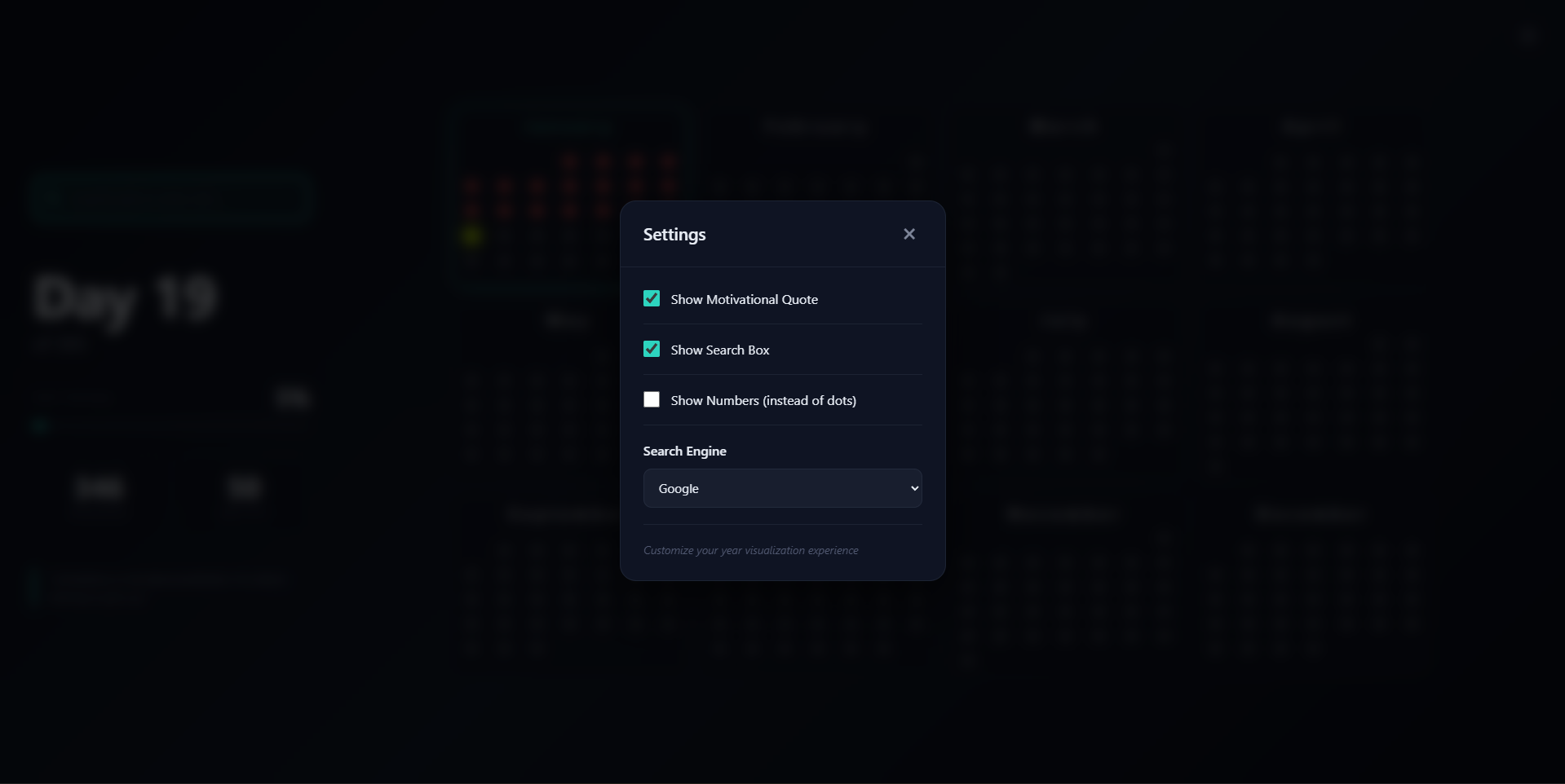 Year Dot Calendar gallery image