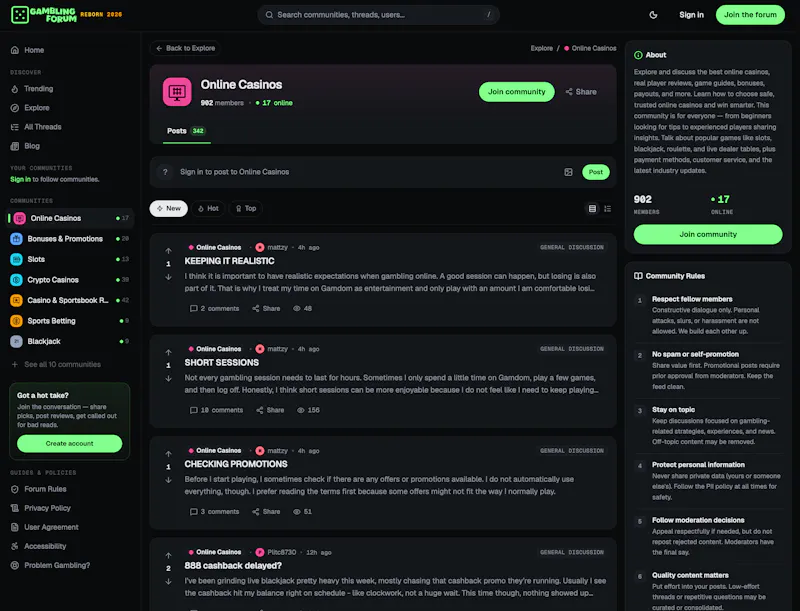 Gambling Forum screenshot 3