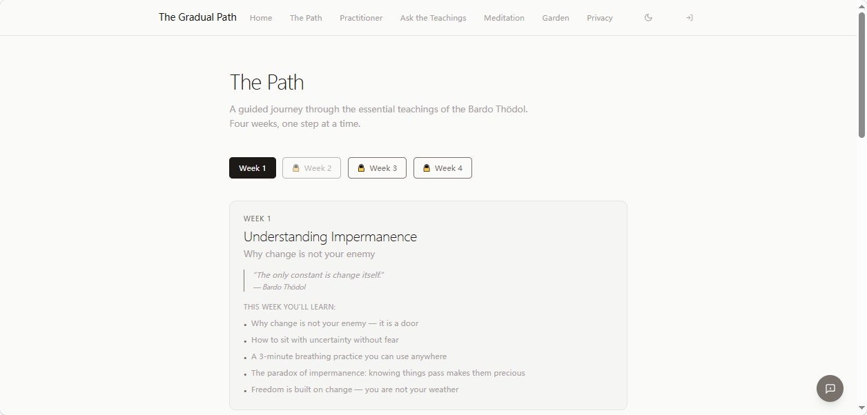 The Gradual Path gallery image