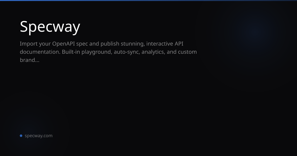 Specway gallery image