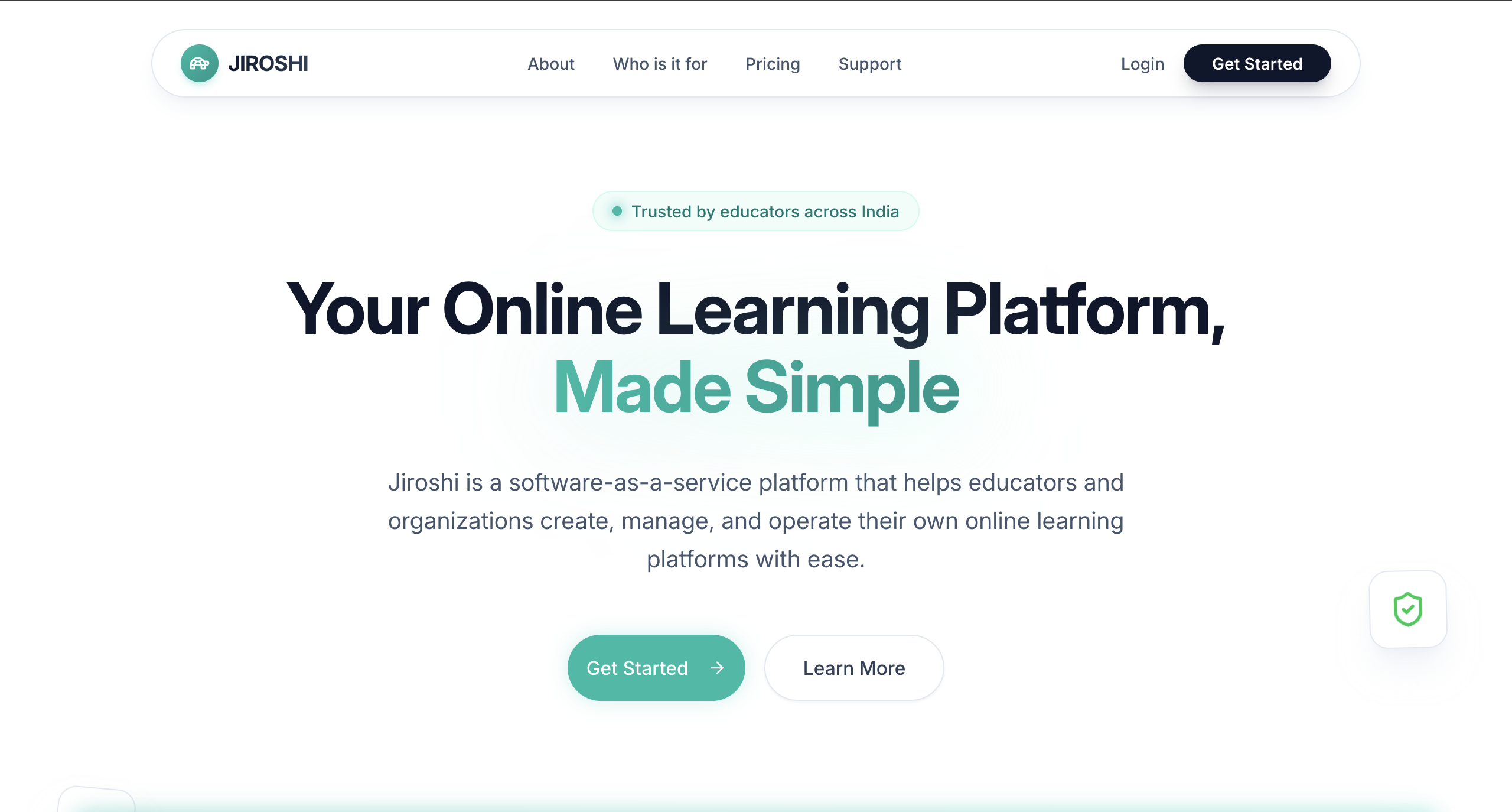 Jiroshi - Main product screenshot demonstrating key features and user interface