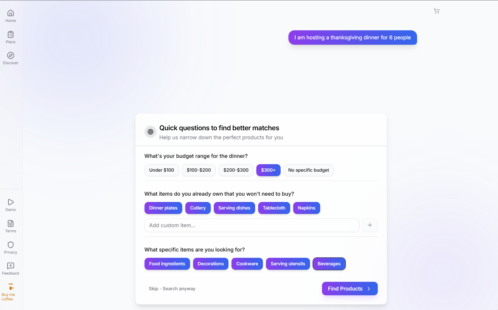 LogiCart: Your AI shopping assistant gallery image