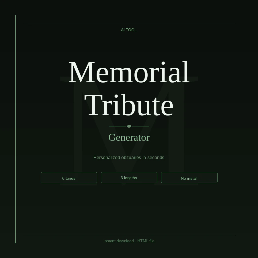 Memorial Tribute Generator logo