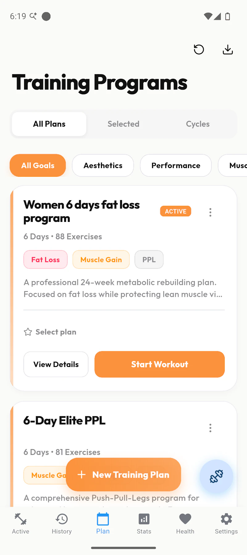 AI Gym Mentor screenshot 1
