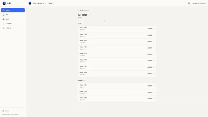 Stoki One screenshot 1 (video preview)