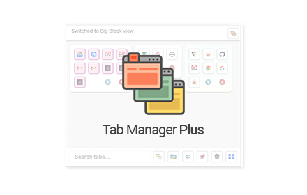 Tab Manager Plus for Chrome Image