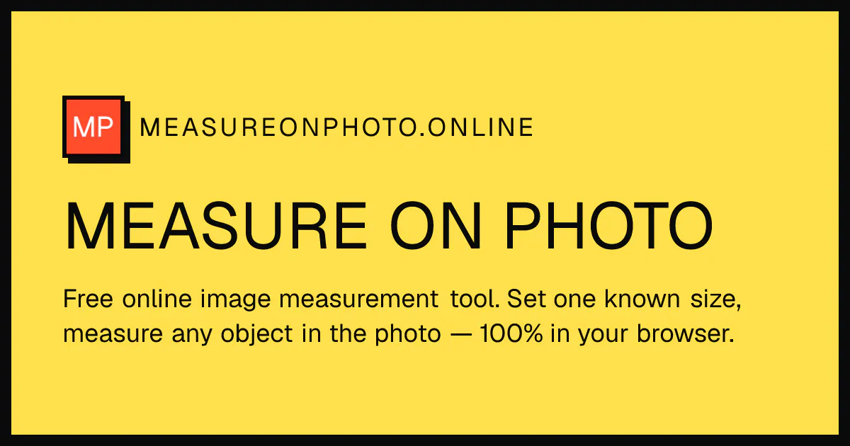 Measure on Photo Image Measurement Tool gallery image