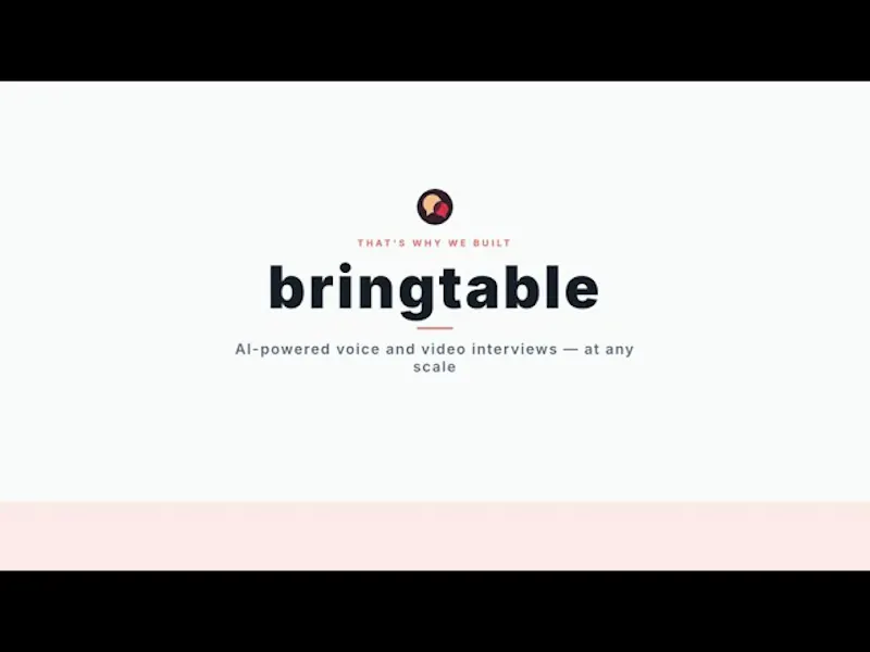 Bringtable screenshot 1 (video preview)