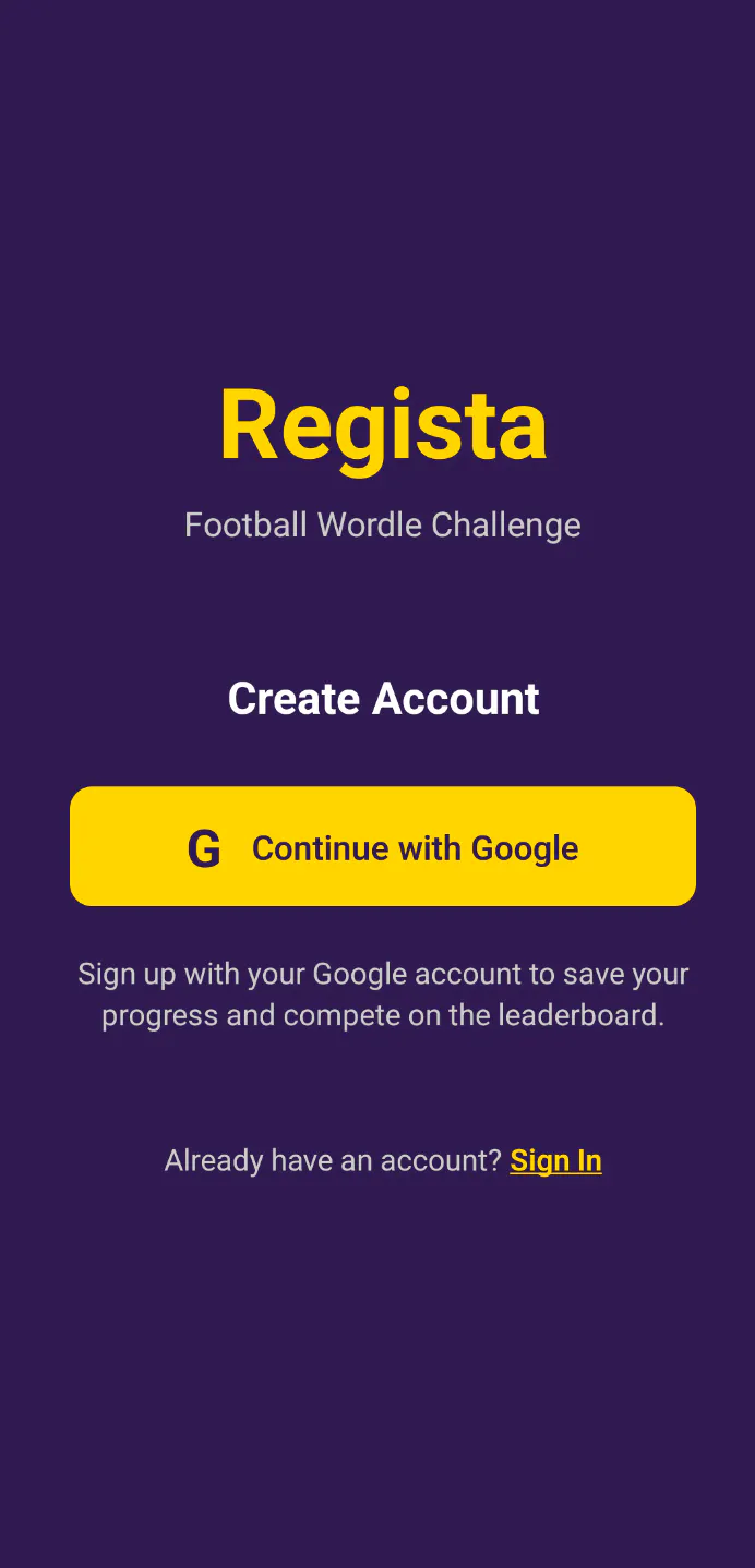 Regista : Football Word Game 專案橫幅
