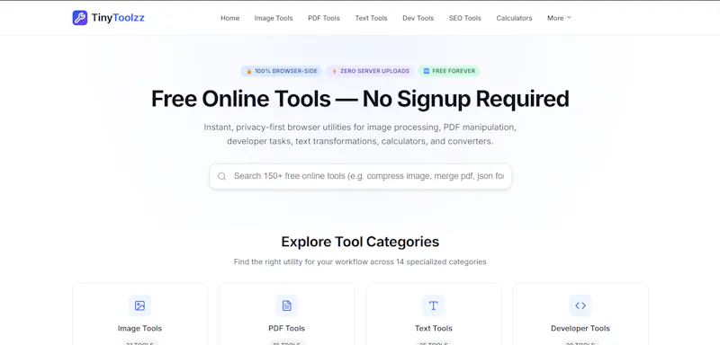 TinyToolzz screenshot 1