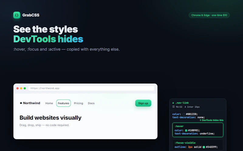 GrabCSS screenshot 3