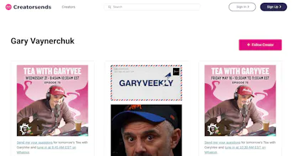 Creator Sends gallery image