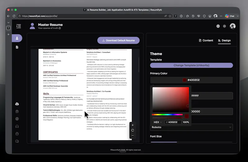 ResumifyAI (https://resumifyai.com) screenshot 10