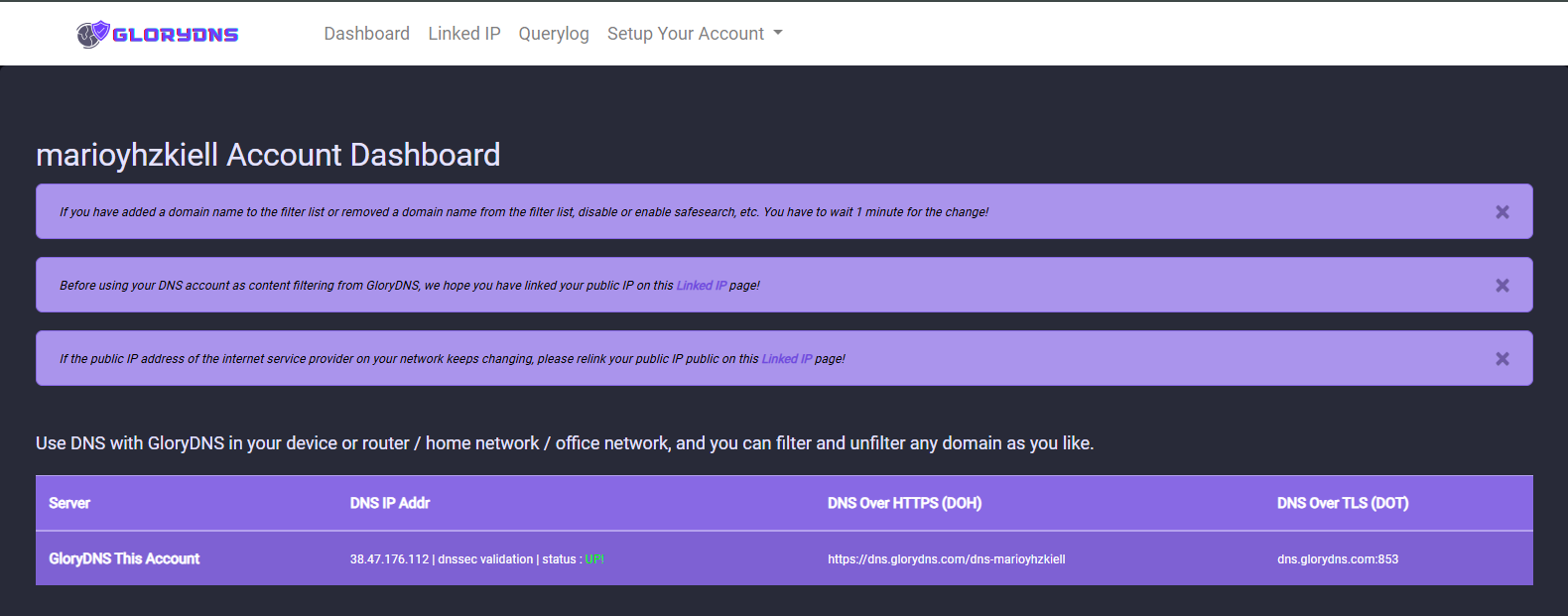 GloryDNS Node gallery image
