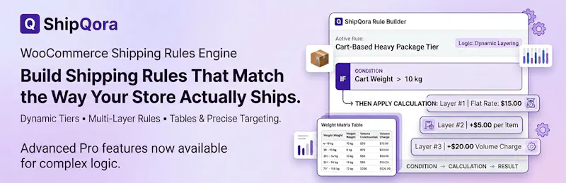 ShipQora for WooCommerce screenshot 1