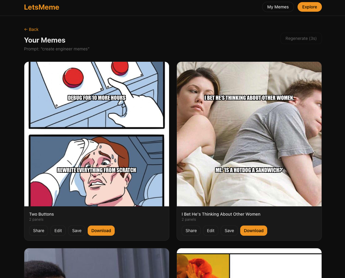 LetsMeme gallery image