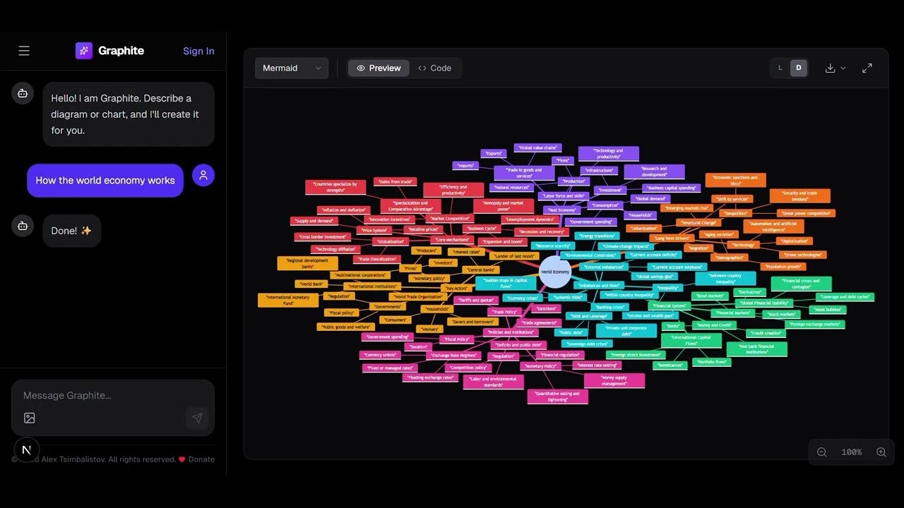 Graphite - AI-Powered Diagram Editor gallery image