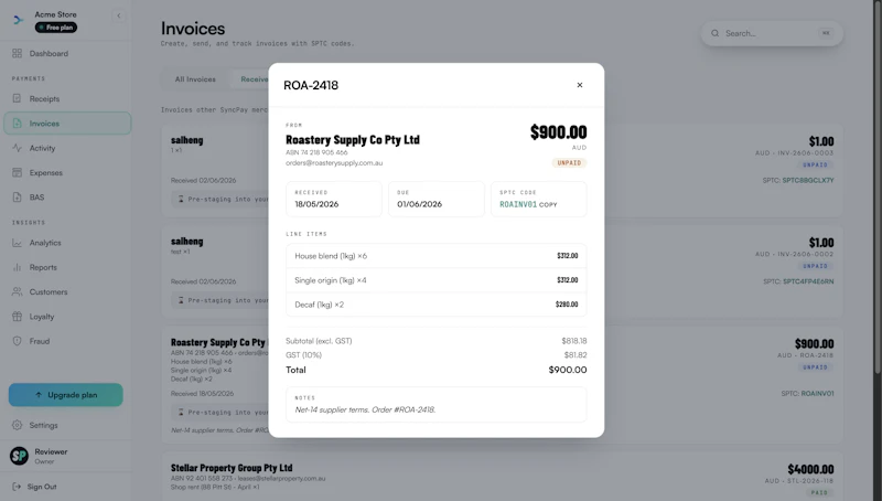 SyncPay  screenshot 2
