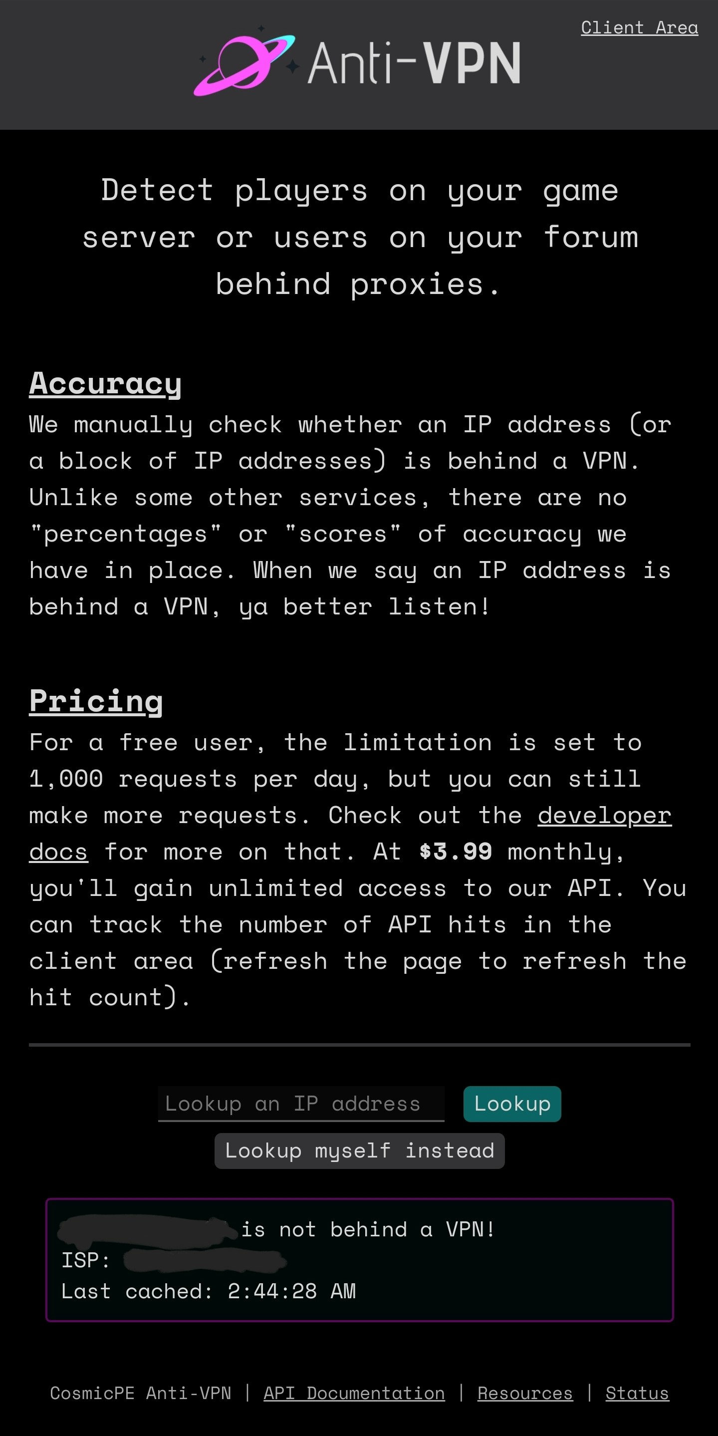 CosmicPE Anti-VPN gallery image