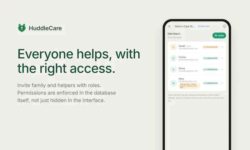 HuddleCare screenshot 4