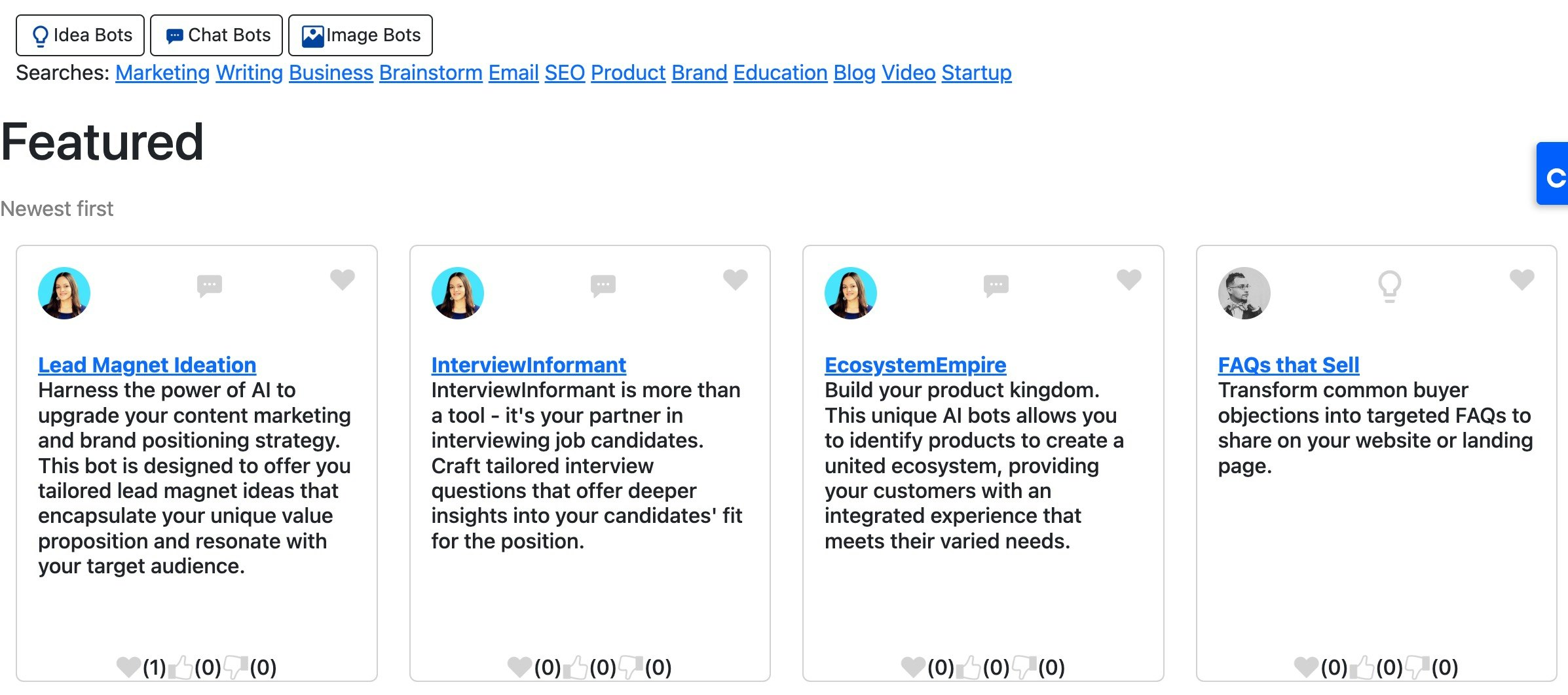 GenHub AI Beta - Social network to create, run, and share GenAI bots media 3