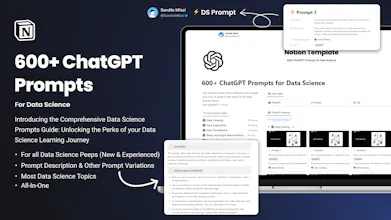 600+ ChatGPT Data Science Prompts gallery image