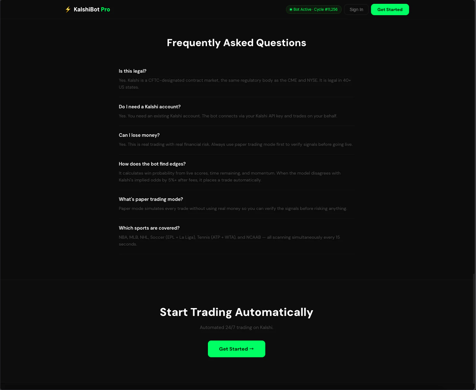 KalshiBot Pro screenshot 4