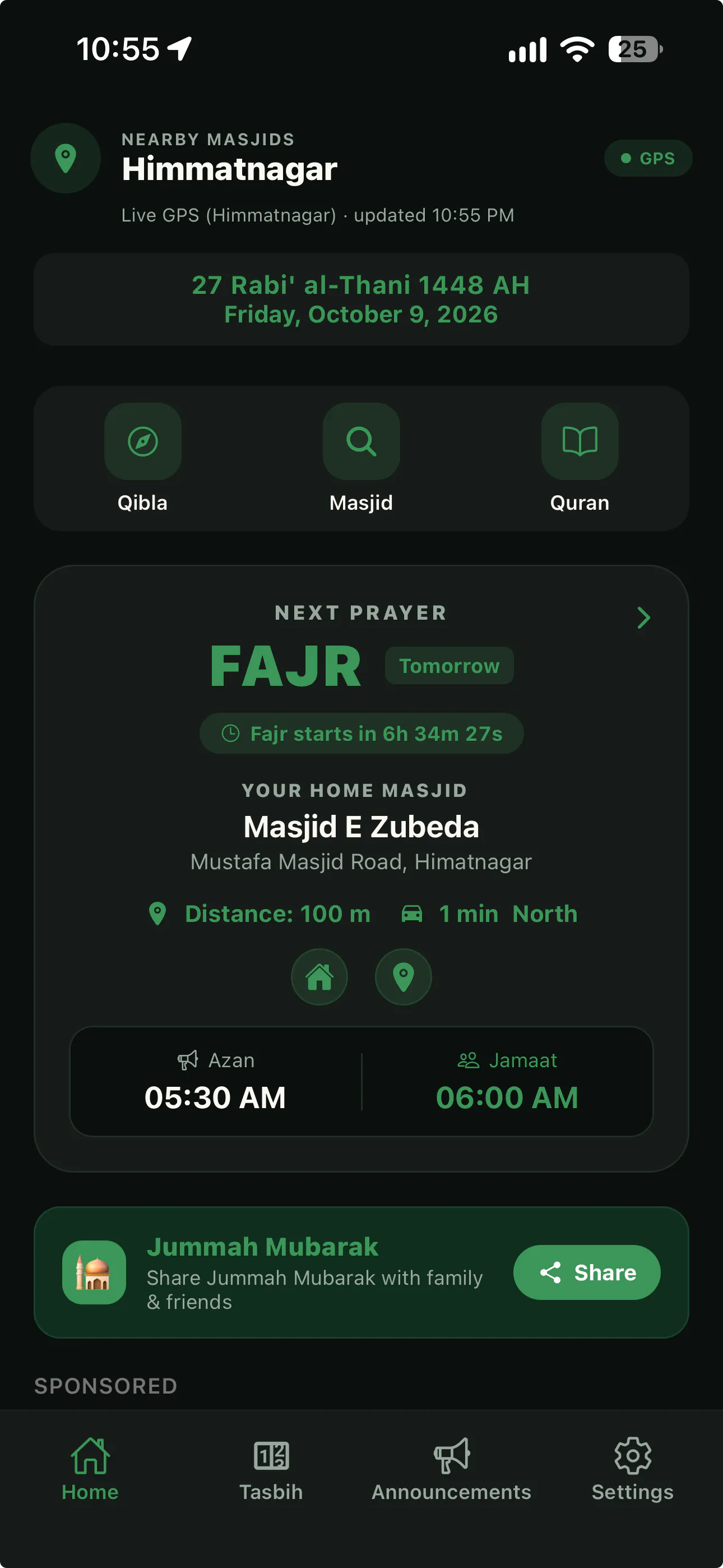 Salah Live – Find Masjids & Jamaat Times gallery image