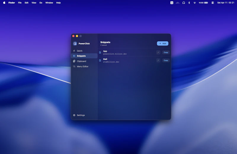 PowerClick screenshot 7