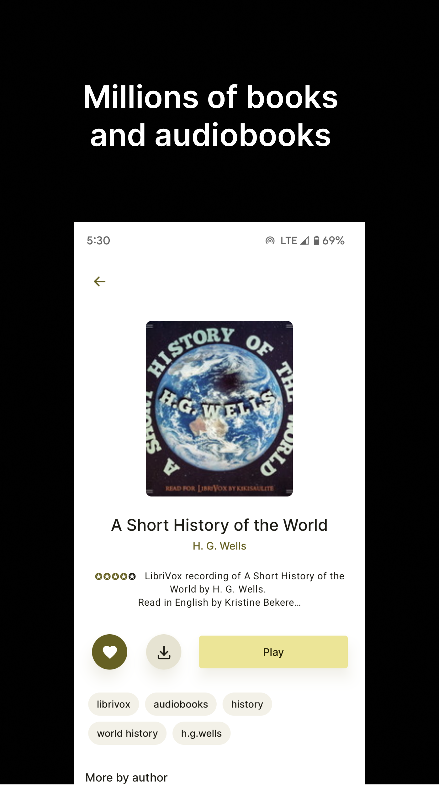 Mídia 2 de Kafka para o Internet Archive - Um cliente Android para o Internet Archive